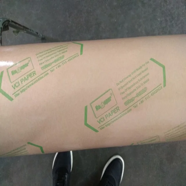 High Quality factory Poly Coated VCI Paper for Ferrous Non-Ferrous and Multi-Metal  products prevent from corrosion and rust