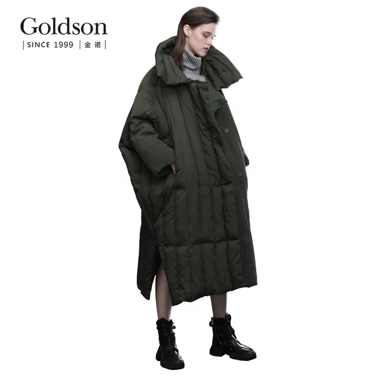 New designer wears big size woman puffy winter jacket eider down coat