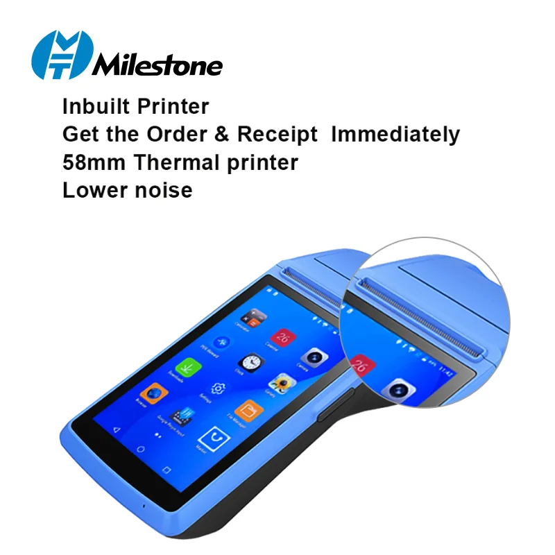 post android Handhold Portable Rugged 4g Smart Pda Terminal Pos Android 9 4g 80mm Smart Nfc Android Pos