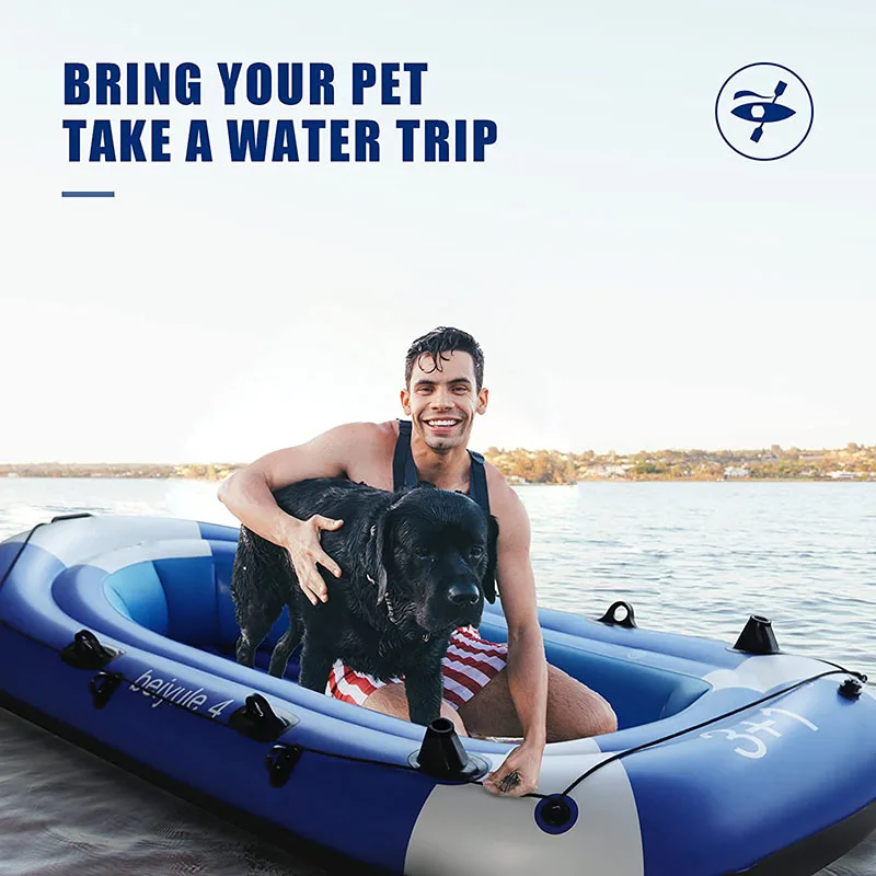 Надувная лодка-утолщенные надувные плоты с воздушным насосом верёвка для ремонта весла лодка рыбалки каяк взрослых и детей