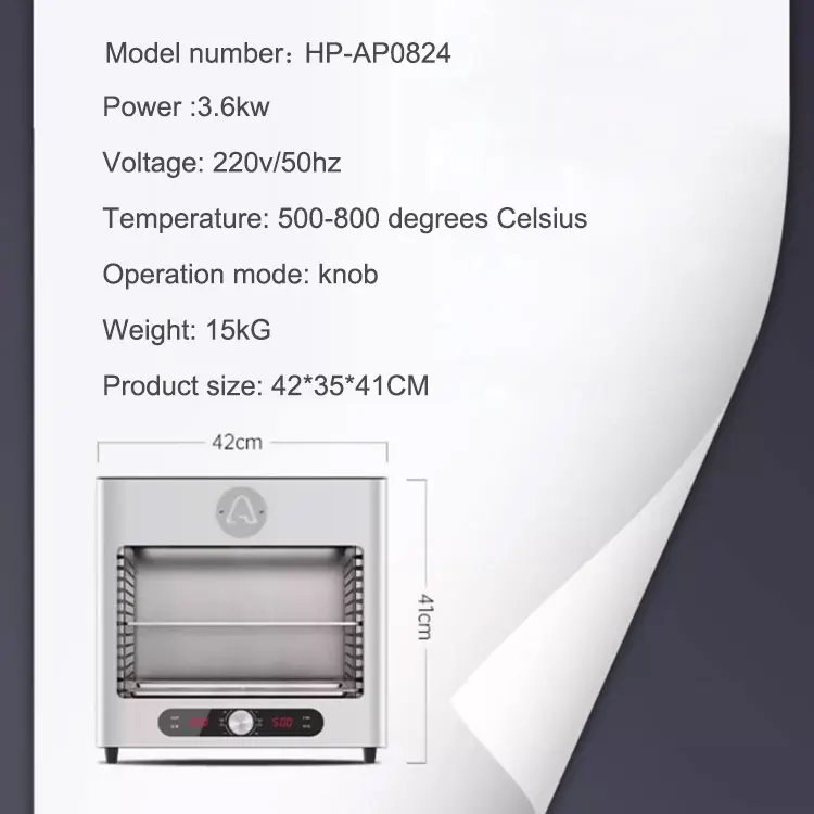 800 degree high temperature commercial electric oven fully automatic frying steak machine steak grill