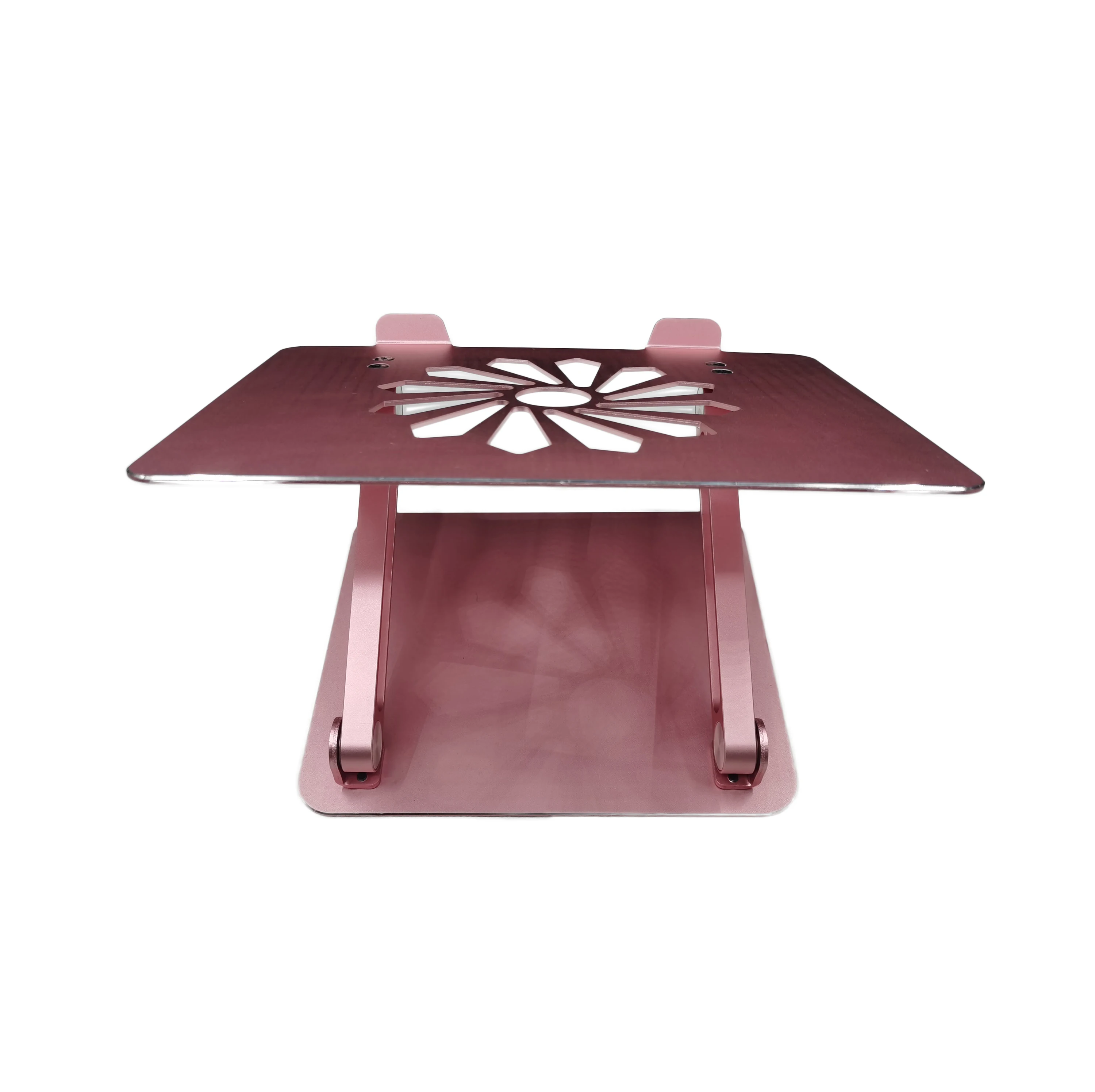 Aluminum stamping bracket laptop stand power coating finish custom sheet metal stamping parts