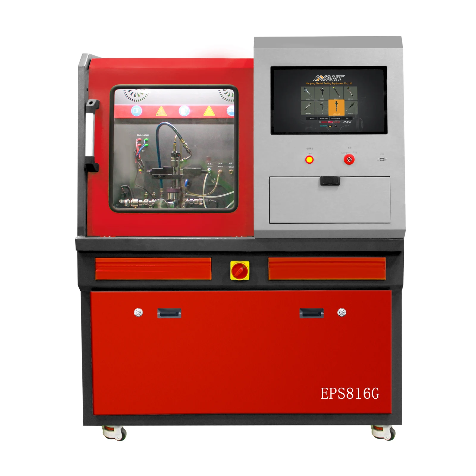 Upgrade NEW CRI EPS-816G common rail injector test bench with testing for common rail injector and piezo injector