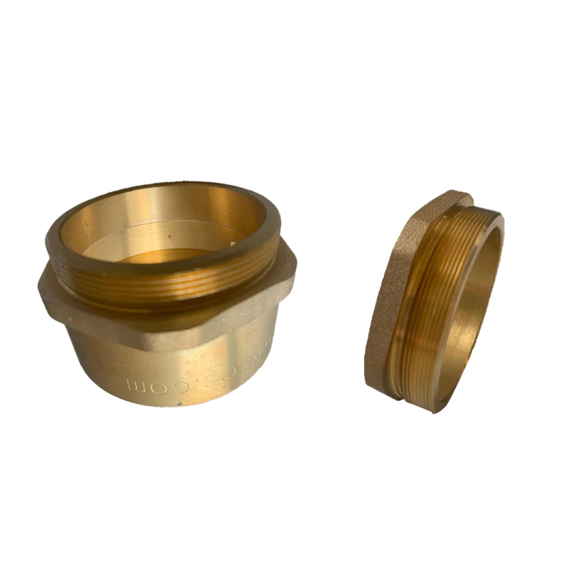 Wholesale Durable CNC Machining Copper Water Valve Head Model with Brass Pipe Fitting Connection Forging Technics Sanitary Usage
