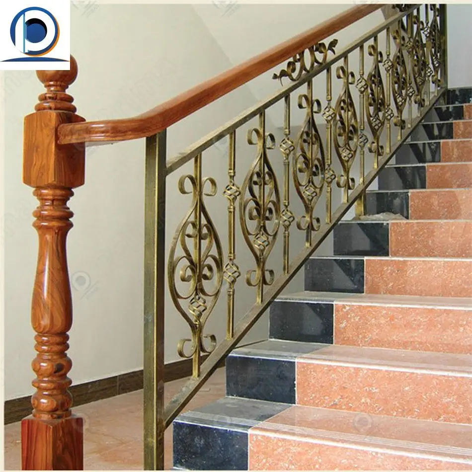 Prima Modern Balcony Design Decorate Indoor Wrought Iron Staircase Railings