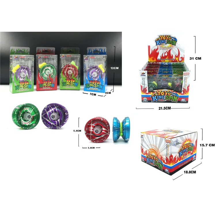 Fast delivery OEM colour toys kingspin magic yoyo for kids