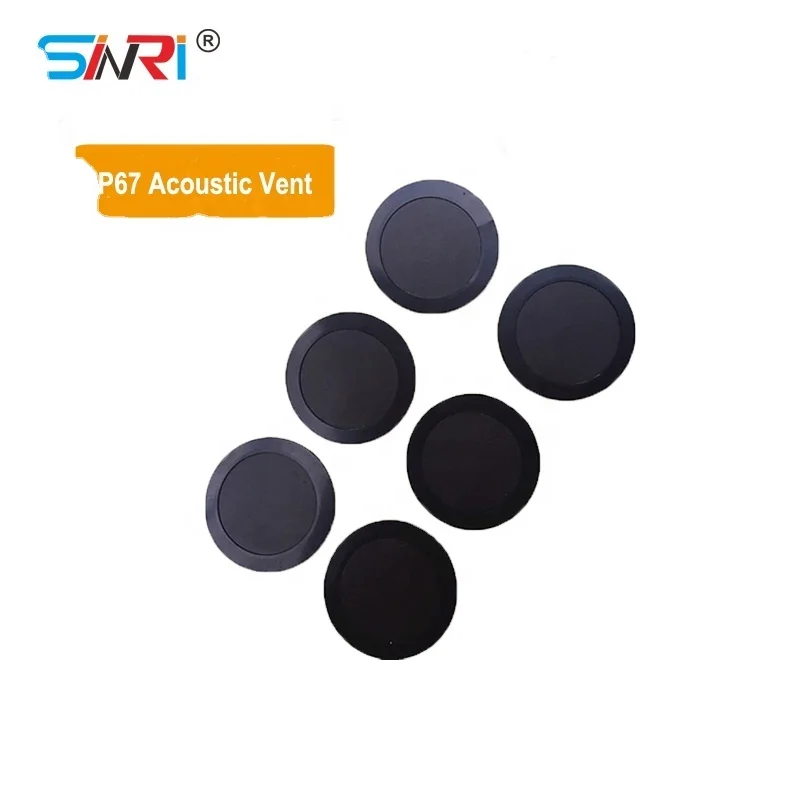 SINRI Wholesale Customize Size Waterproof Dustproof Membrane Round Air Permeable Acoustic Vent For Microphone Headset