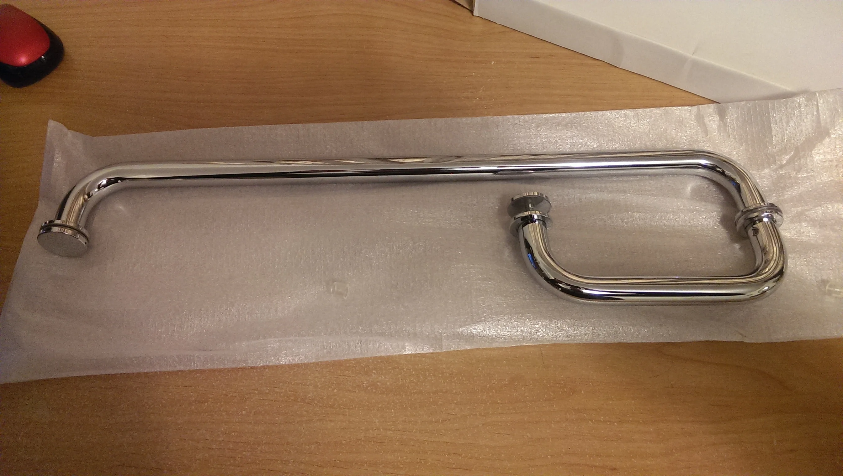 
High quality stainless steel handles for glass door showers 