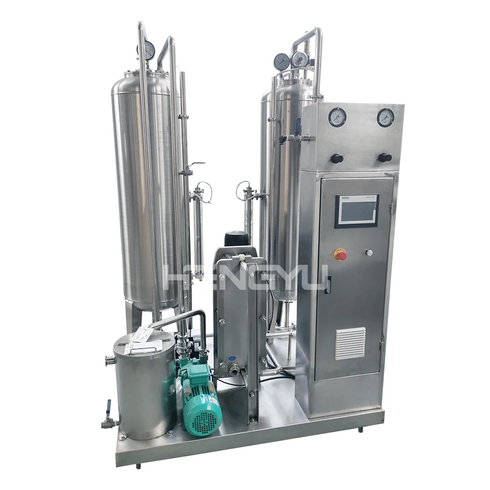 Beverage mixing machine co2 beverage mixer for juice with gas