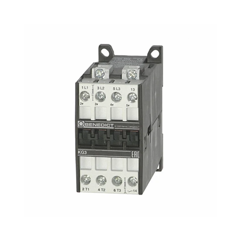 Original Relays KG3-07D22 24 K3 Contactors 4PST-2NO/2NC 2 Form A B 24VDC Coil Chassis Mount DIN Rail KG3-07D22-24