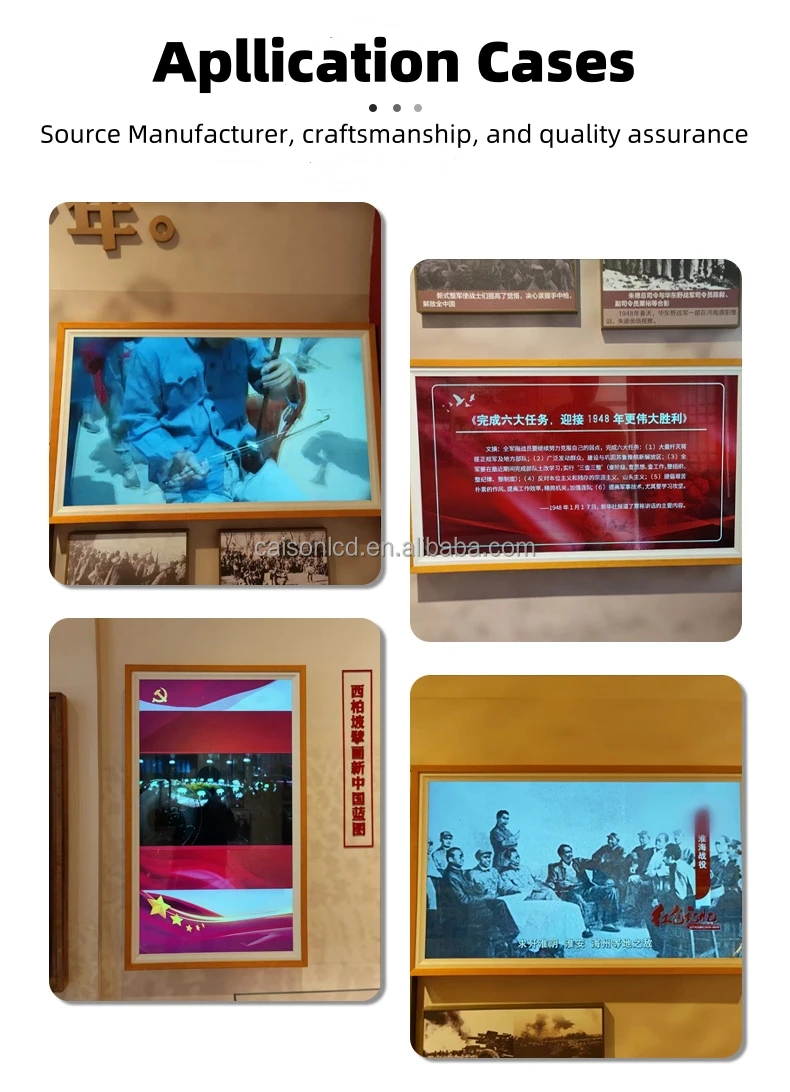 high brightness display 500cd/m2 65 inch 1920x1080 lcd panel outdoor digital display P650QVN05.0