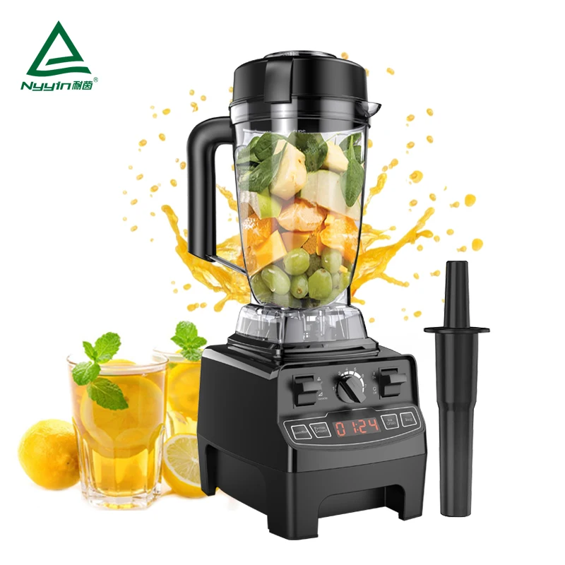 Industrial Silver Crest Blender Heavy Duty Commercial Juicer Blender Electric Smoothie Blender, Commercial Blender 1.75, 2 NYYIN