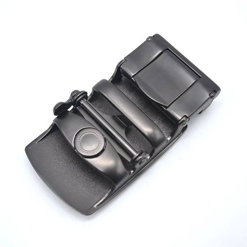 Guangzhou Carosung Custom Buckles Mens Deer Animal Logo Automatic Belt Buckle in Black for 35mm Leather Belts