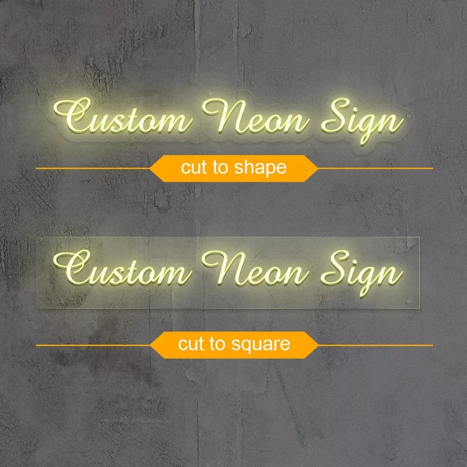 Customized Factory Direct Sale Various Color Adjustable LOGO Pattern Letters Party Light Acrylic Sheet Custom Neon Light Sign
