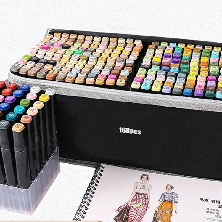 Marker Pens Setbrush empty barrel jumbo magic dual brush  art acrylic making machine float white board  mini metallic marker pen