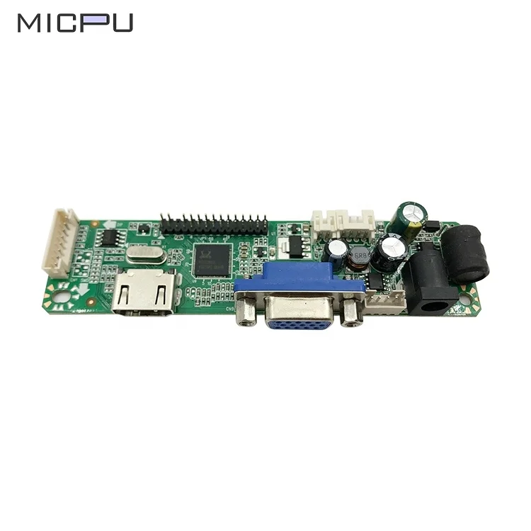 
No ship to india Computer Yacht Monitor Motherboard Driver Board LCD Display VGA/H-DMI to LVDS Interface Driver Board 