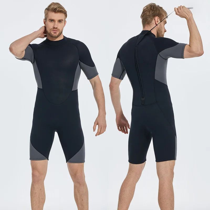 2mm 3mm Neoprene Shorty Wetsuit Scuba Diving Shorties Wetsuits for Men