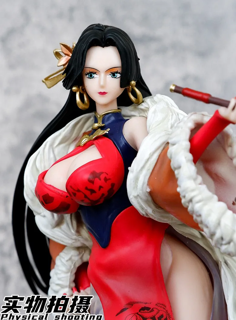 36CM 1 Piece Boa Hancock Sexy Figure Anime PVC Statue Doll Honkai Figura Sexy Girl Figurine Desk Decoration Gift