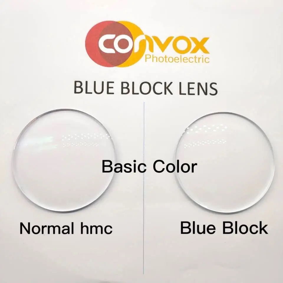 Eyeglasses Lenses Blue Blocking Glasses 1.56 Blue Cut Uv420 Ar Coating Optical Lens