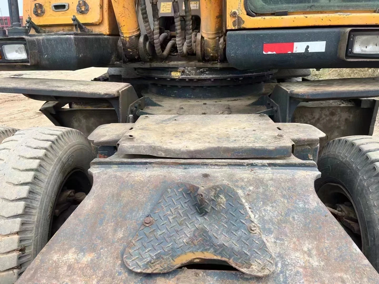 High Quality HYUNDAI 210w-9 21 Ton Used Hydraulic Wheel Excavator