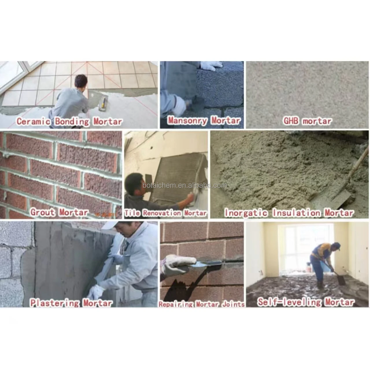 BOTAI VINNATE redispersible latex powder Vinyl Acetate, Ethylene and Veova 10 copolymer for Other special mortars