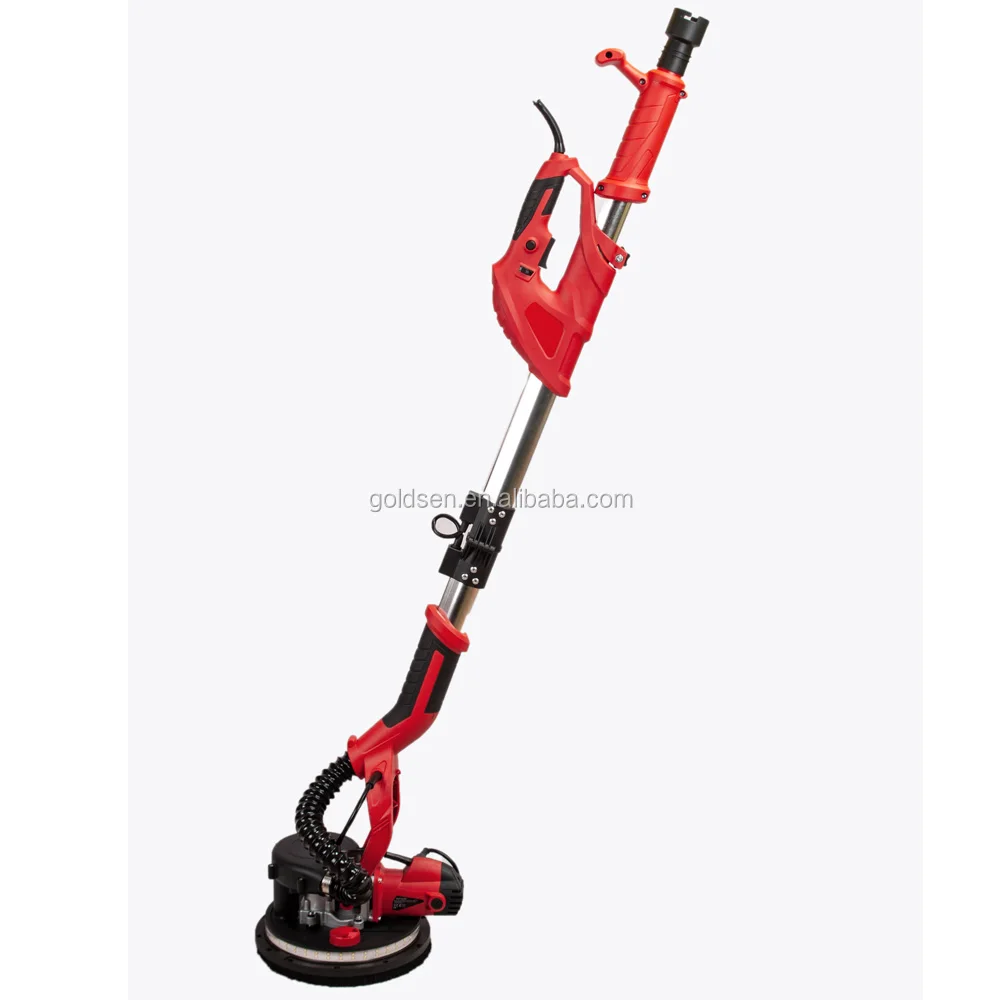 110v 225mm 750w Wholesale Electric Drywall Sander With LED Light Self Suction Drywall Tools Sanding Machine Sanders With Vacuum
