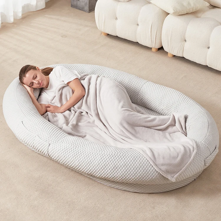 New Arrival Memory Foam Dog Bed Adult Beanbag Large Rest Sleep Cooling Human Size Dog Bed Dor Human
