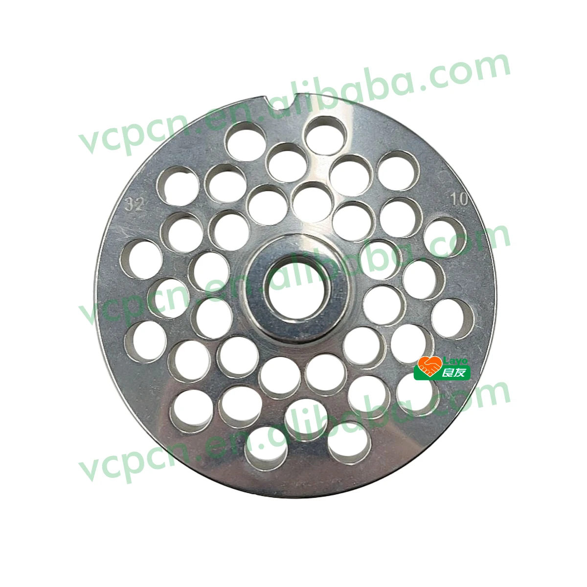 #32-10 #32 32# Food Grade Stainless Steel Commerical Meat Mincer Grinder Spare Parts Plate Knife Blade Meat Mincer Accessories