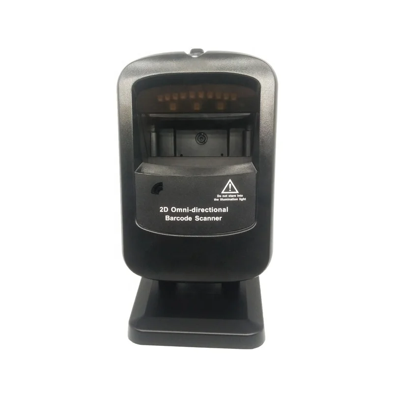 2D QR Scan High Speed Hands-free Automatic Omnidirectional 2D Desktop Barcode Scanner For Supermarket