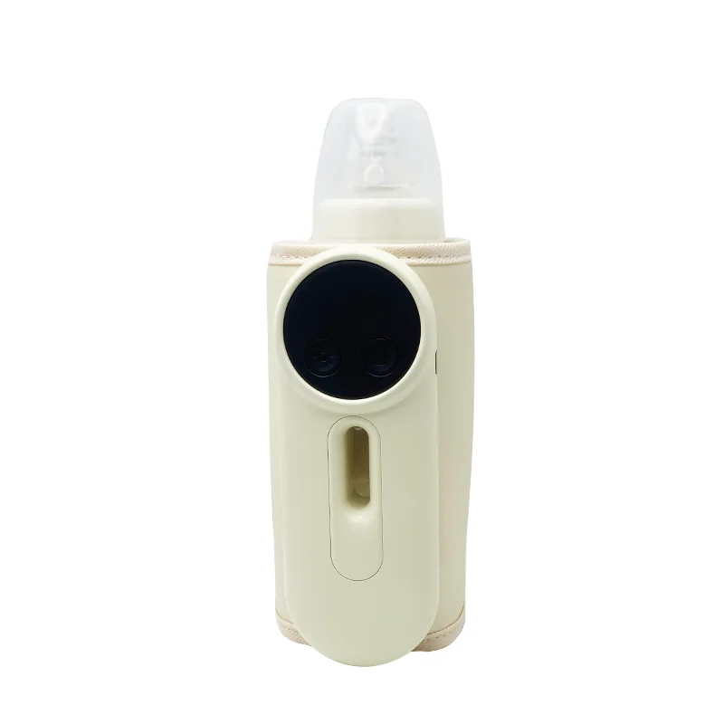 2024 Latest Customized Rechargeable 8000mah Intelligent Temperature Control Baby Milk Bottle Warmer With Led Light For Travel