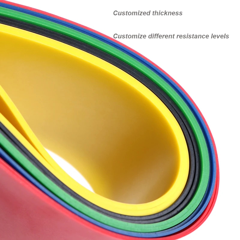 Fitness Gum Custom LOGO Elastic Rubber Bands For Fitness Workout Equipment Training Exercise Gym Strength Latex Resistance Bands