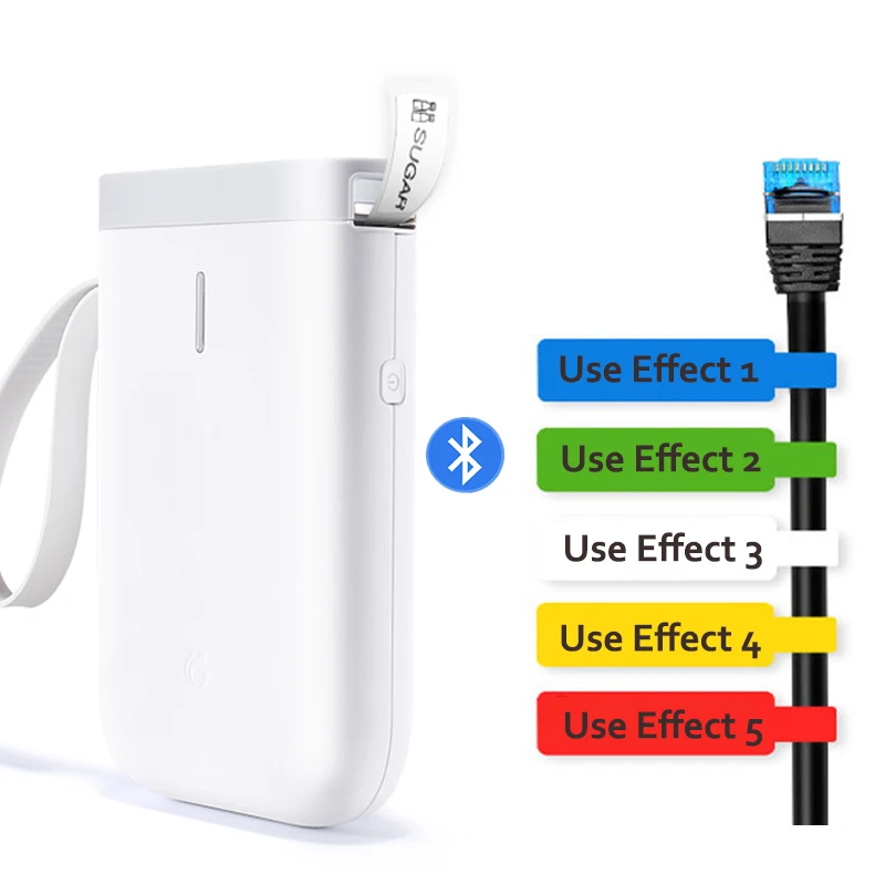 Portable Mini  Niimbot D11 Thermal Label Printer for Android IPhone Folder Jewelry Cable Price Tag Barcode Tag Sticker