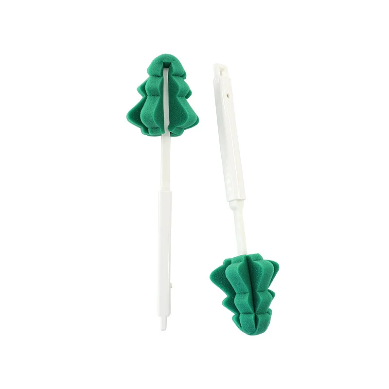 High Quality Long Steel Handled Cotton Tip Nylon Water Bottle Cleaning Brush