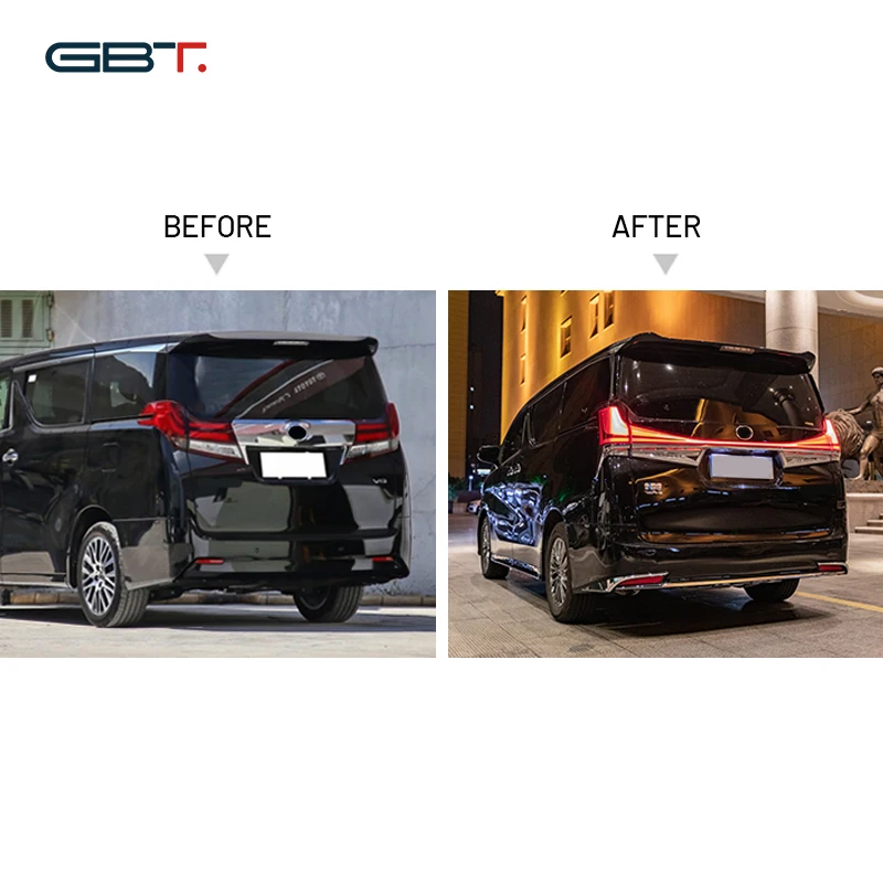 High Quality GBT Alphard Accessories LM Style External Upgrade Bumper Grille Fenders Car Light For Toyota Alphard