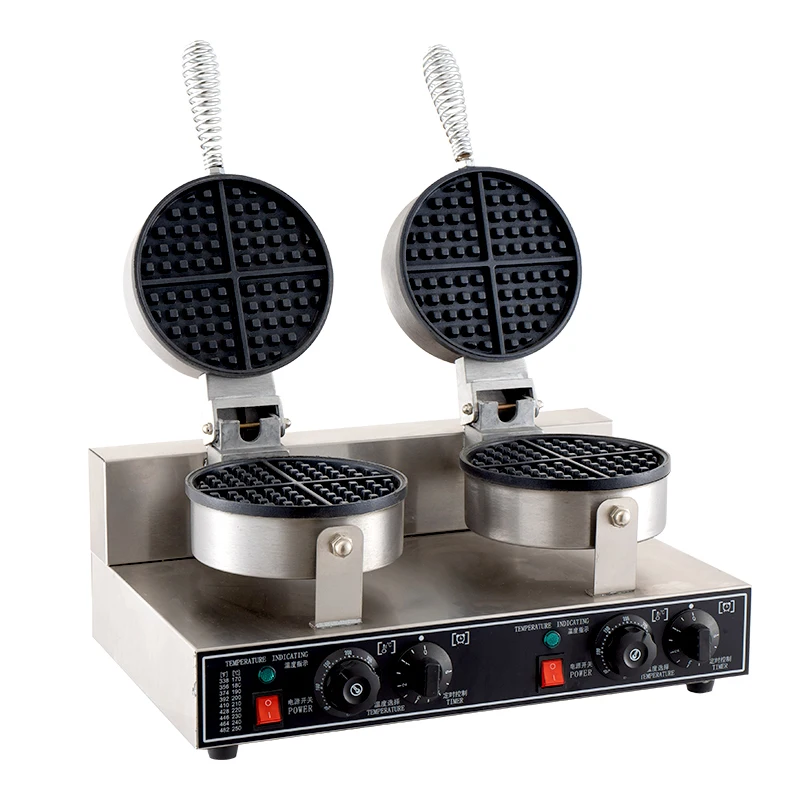 Turnover Commercial Waffle Maker Quadrate Waffle Maker Mini Waffle Maker Machine