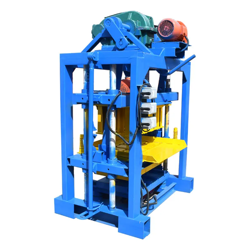 Factory Direct Sale Hot Selling QTJ 4-40 Manual Concrete Hollow Brick Machine Easy To Operate Cement Block Forming Machine