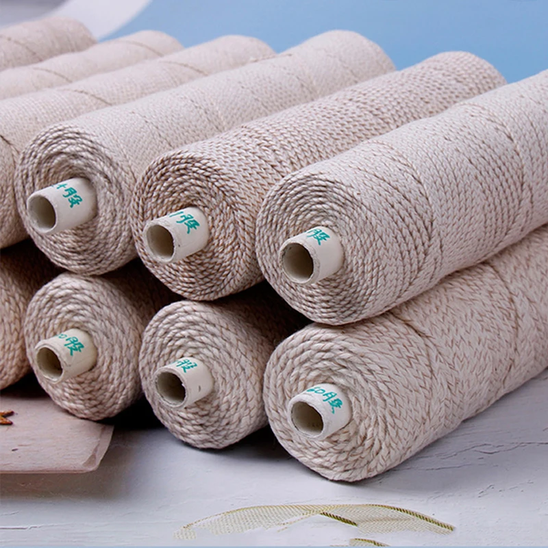 wholesale scented candle soy wax paper cotton Interwoven thread roll for candle DIY kit