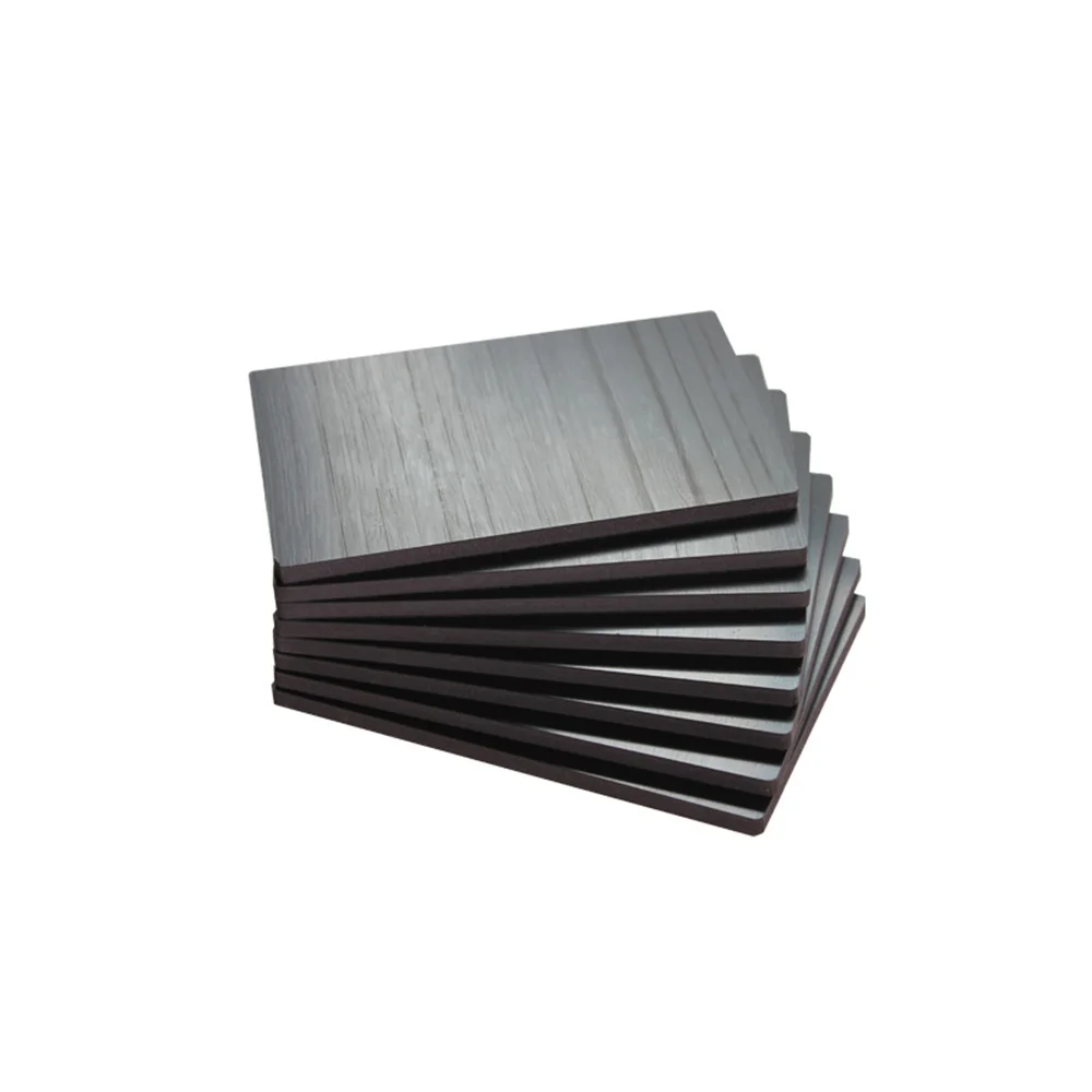 Wholesale 5mm 8mm Carbon Crystal Plate Bamboo Charcoal Wood Veneer Decorative Panel Wpc Foam Board Wall Cladding Sheet