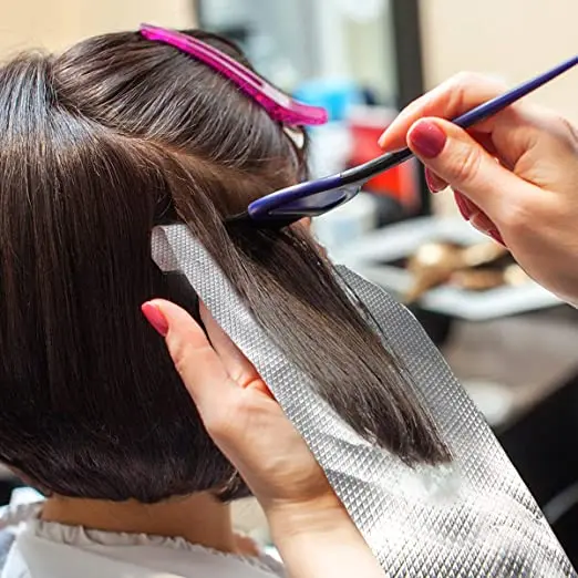 
Silver Embossed Aluminum Hair Foil High Quality Salon Foil Sheets 