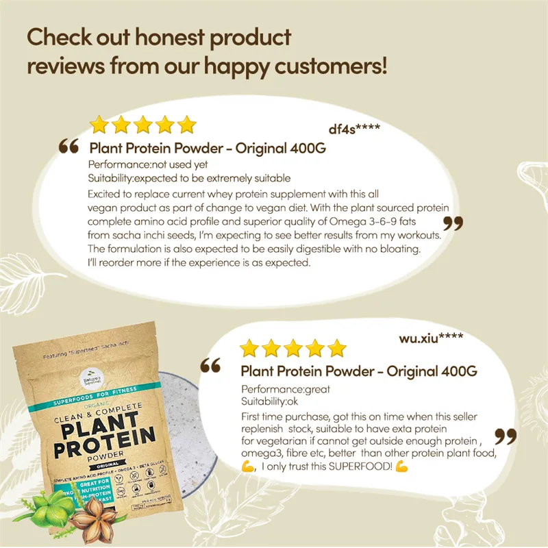 Organic vegetable protein powder without artificial sweeteners, flavors and flavors can be customized factory direct sales