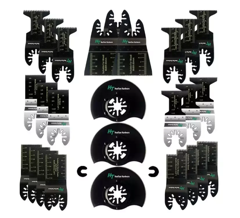 Quick Release High Carbon Steel Saw Blade Oscillating Multi tool Saw Blade Set for plastic, wood, soft metal Cutting