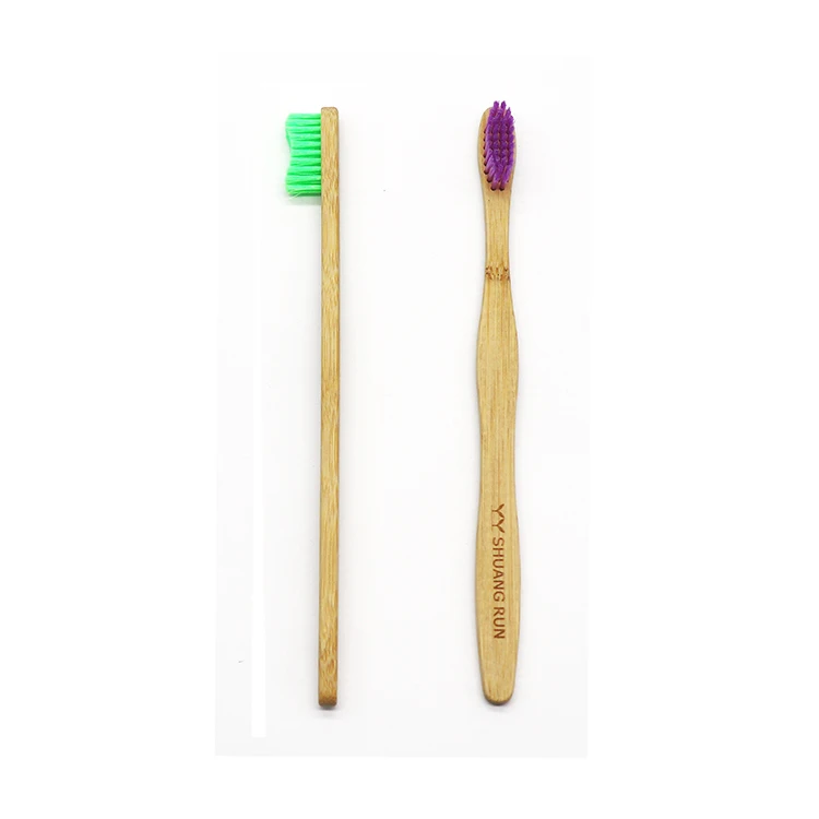 BT-FW-001 Eco-friendly Custom Logo Bamboo Toothbrush
