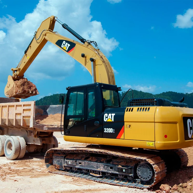 Uesd Cat 320d 329d2 экскаватор гусеничный подержанный Китай с 80% Новинка для