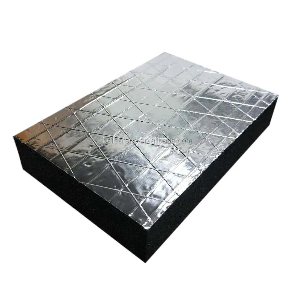 Bellsafe Elastomeric Rubber Insulation Roll Rubber Foam Insulation Board with Aluminum Foil