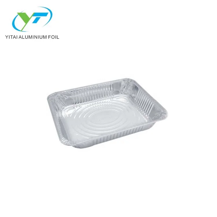 Disposable food packing aluminum foil container airaline aluminum foil container with lid airline