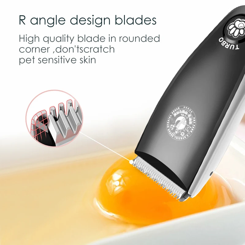 Hot Sales Pet hair Clipper Trimmer Cordless Professional Electric Low Noise Pet Cat Dog Hair shaver
