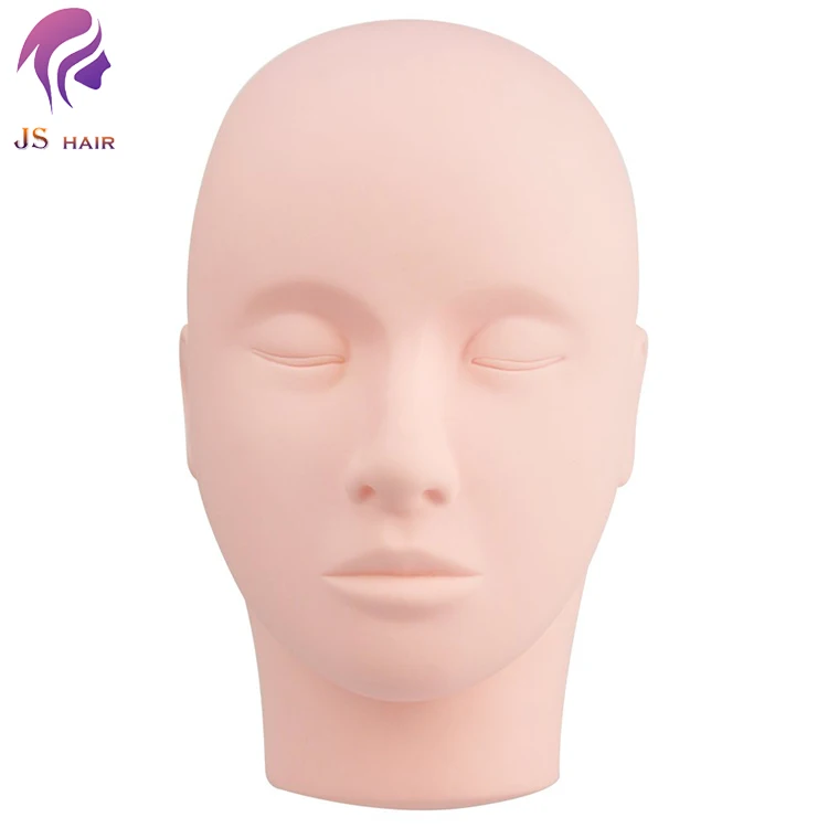 New Arrival real human size Makeup Head Doll For Eyelash Extensions Practice Massage Cosmetology Mannequin Dummy