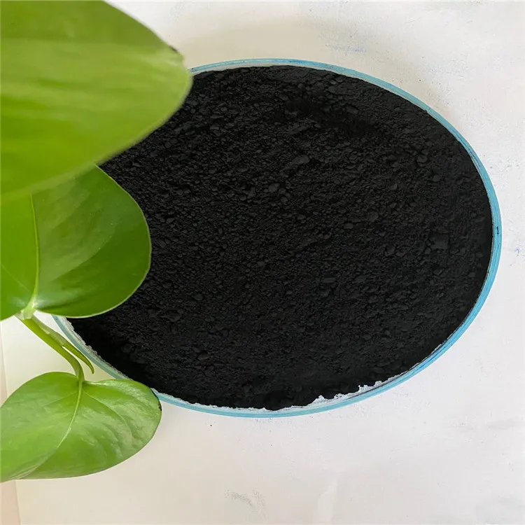 Iron oxide pigment ceramic glaze floor tile with iron oxide black powder paint coating plastic sheet