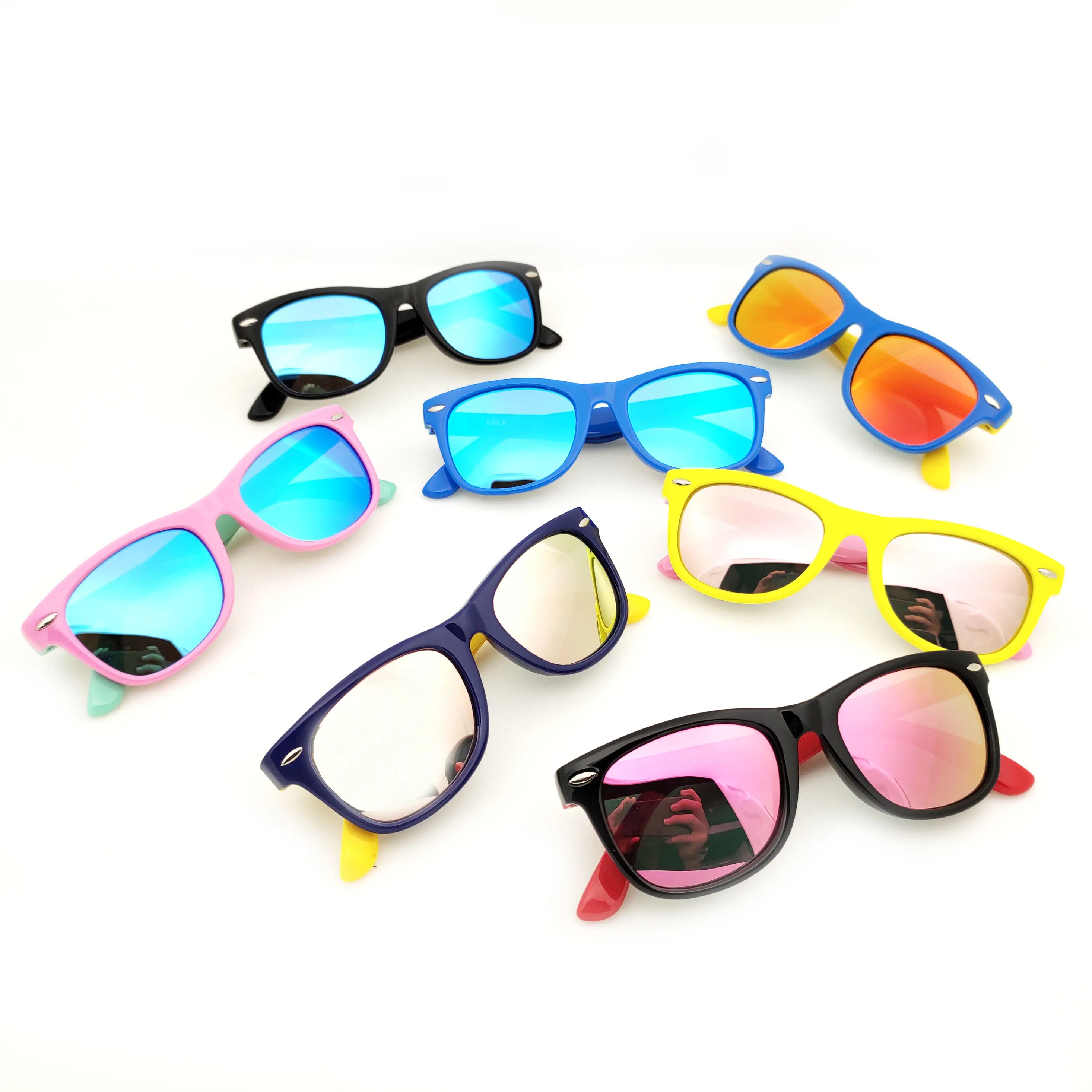 2023 kids sunglasses polarized gafas de sol flexible eye glasses brand designer silicone kids sunglasses