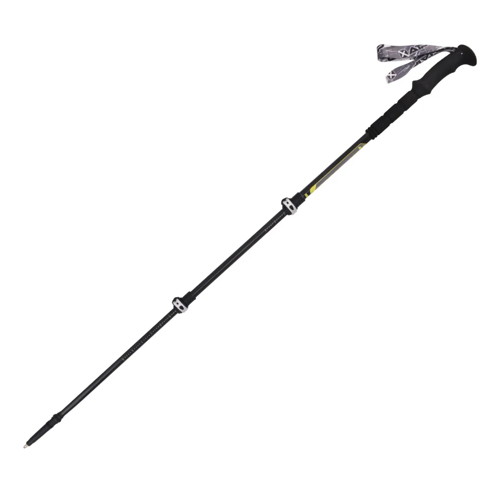 Customized logo XATP EVA 7075 3sections walking climbing telescoping pole